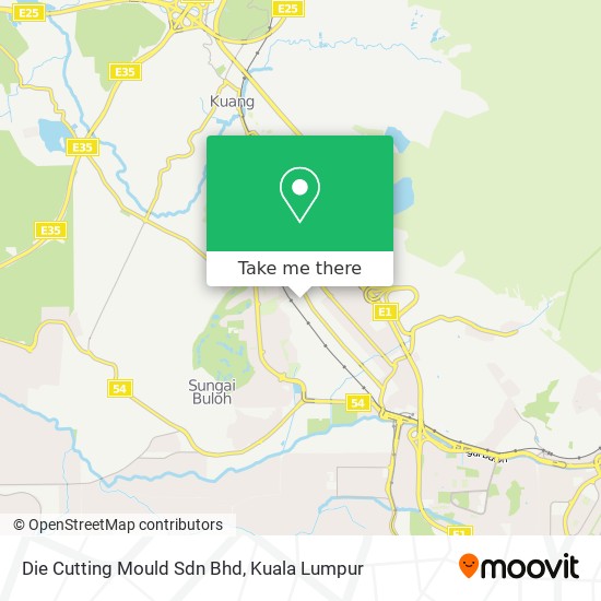 Die Cutting Mould Sdn Bhd map