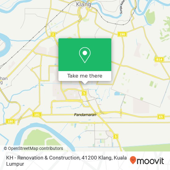 KH - Renovation & Construction, 41200 Klang map