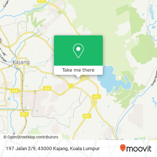 Peta 197 Jalan 2/9, 43000 Kajang