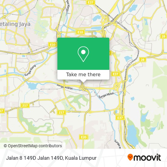 Peta Jalan 8 149D Jalan 149D