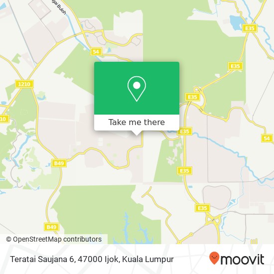 Teratai Saujana 6, 47000 Ijok map