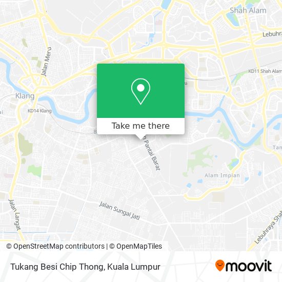 Peta Tukang Besi Chip Thong