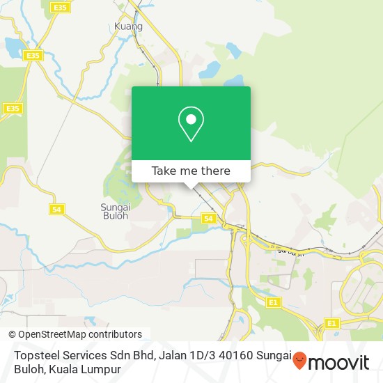 Topsteel Services Sdn Bhd, Jalan 1D / 3 40160 Sungai Buloh map