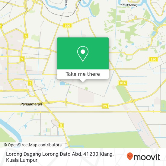 Peta Lorong Dagang Lorong Dato Abd, 41200 Klang