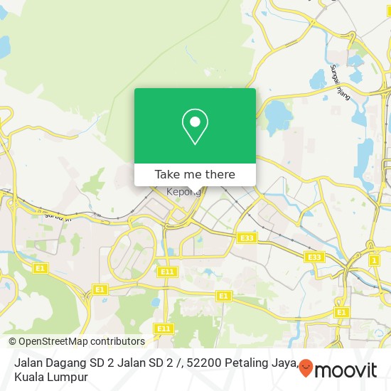 Peta Jalan Dagang SD 2 Jalan SD 2 /, 52200 Petaling Jaya