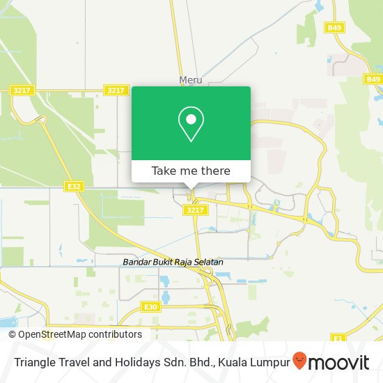 Triangle Travel and Holidays Sdn. Bhd. map