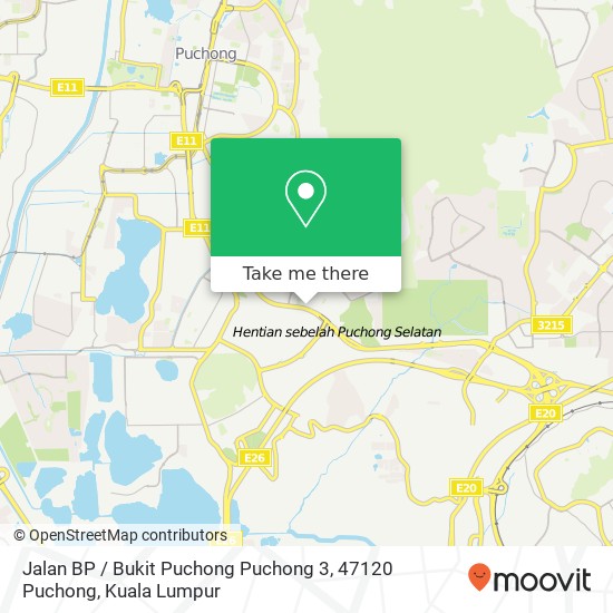 Jalan BP / Bukit Puchong Puchong 3, 47120 Puchong map