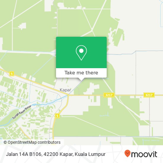 Jalan 14A B106, 42200 Kapar map