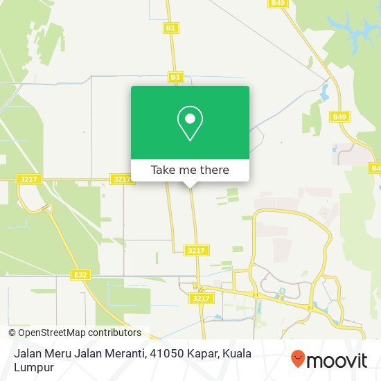 Jalan Meru Jalan Meranti, 41050 Kapar map