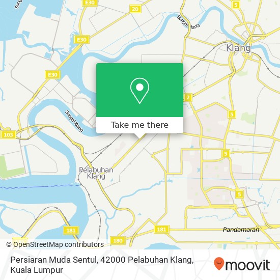 Persiaran Muda Sentul, 42000 Pelabuhan Klang map