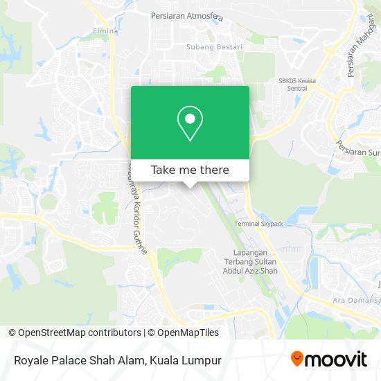 Royale Palace Shah Alam map