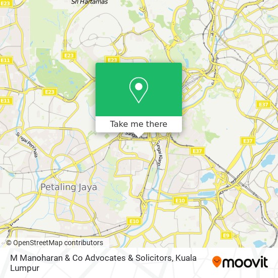 M Manoharan & Co Advocates & Solicitors map