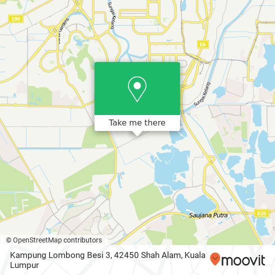 Kampung Lombong Besi 3, 42450 Shah Alam map