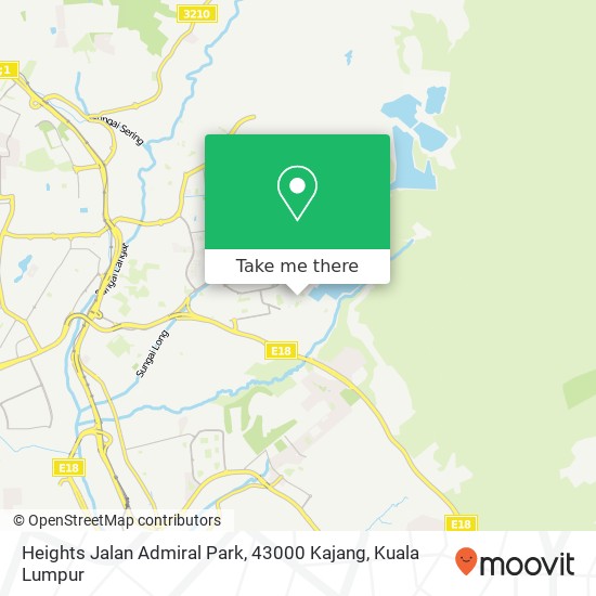 Peta Heights Jalan Admiral Park, 43000 Kajang