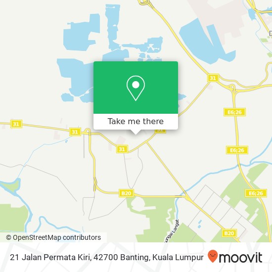 21 Jalan Permata Kiri, 42700 Banting map