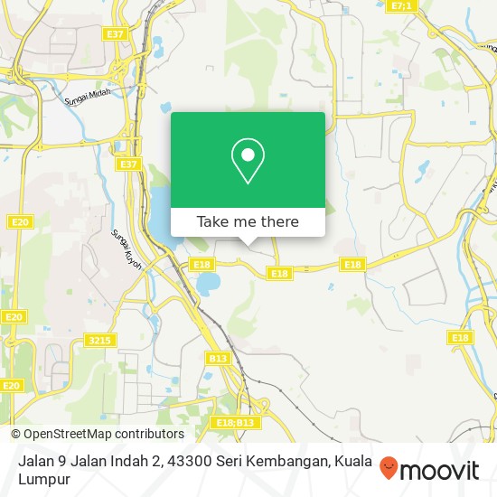 Jalan 9 Jalan Indah 2, 43300 Seri Kembangan map