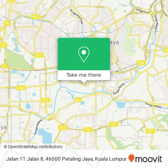 Jalan 11 Jalan 8, 46000 Petaling Jaya map