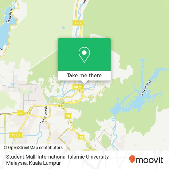 Student Mall, International Islamic University Malaysia map