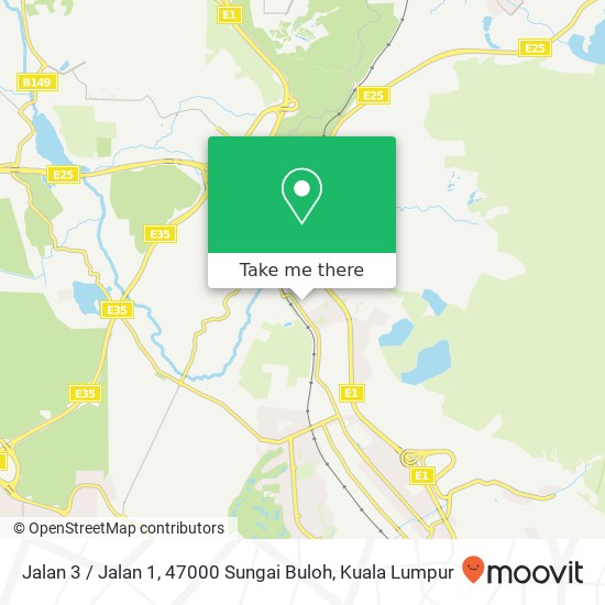 Peta Jalan 3 / Jalan 1, 47000 Sungai Buloh