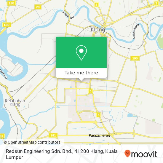 Peta Redsun Engineering Sdn. Bhd., 41200 Klang