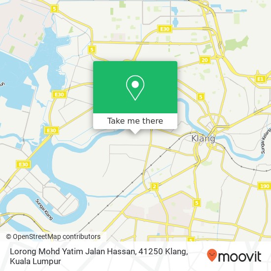 Peta Lorong Mohd Yatim Jalan Hassan, 41250 Klang