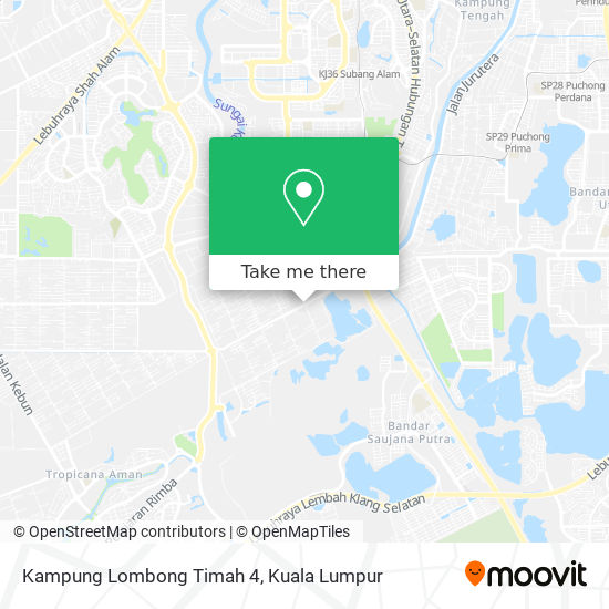 Kampung Lombong Timah 4 map