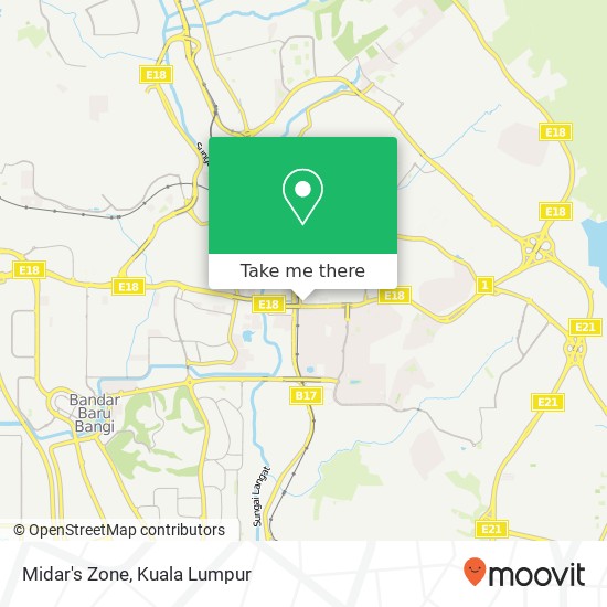 Midar's Zone map