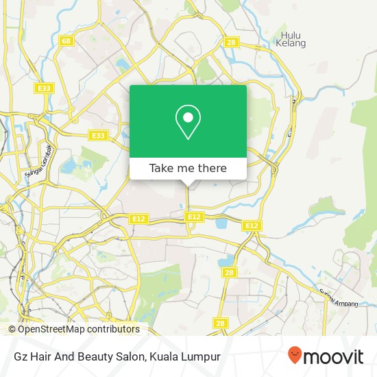 Gz Hair And Beauty Salon map