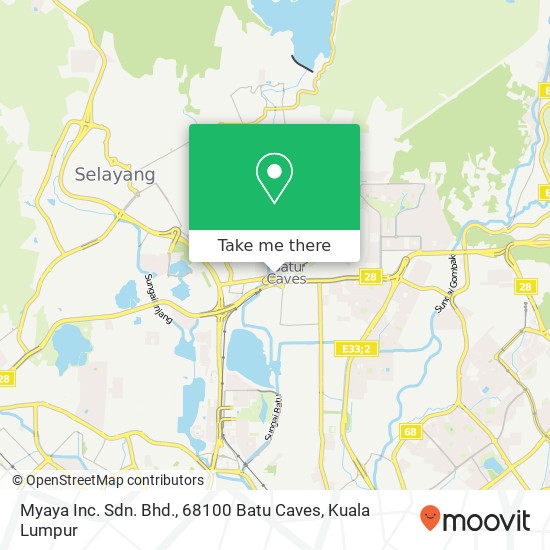 Myaya Inc. Sdn. Bhd., 68100 Batu Caves map