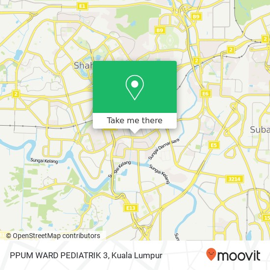 PPUM WARD PEDIATRIK 3 map