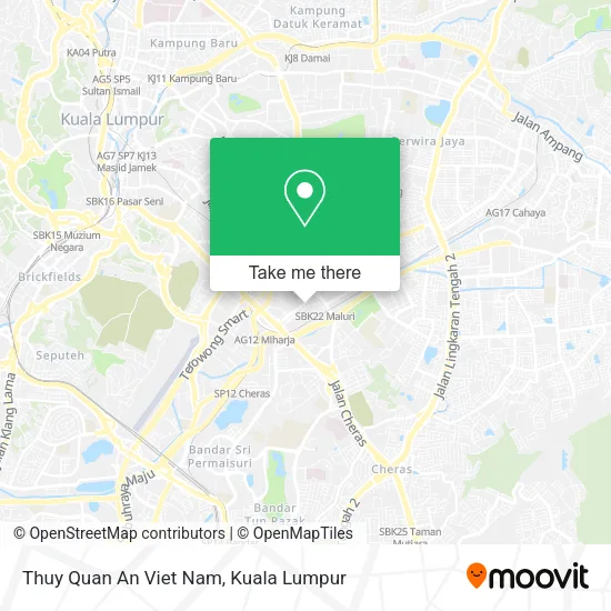 Thuy Quan An Viet Nam map