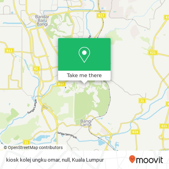 kiosk kolej ungku omar, null map