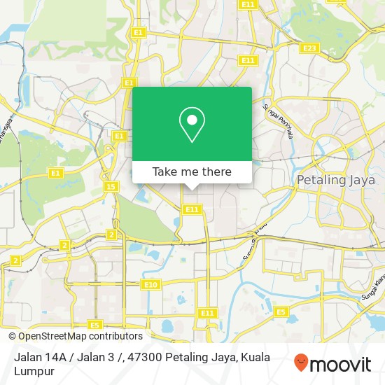 Jalan 14A / Jalan 3 /, 47300 Petaling Jaya map