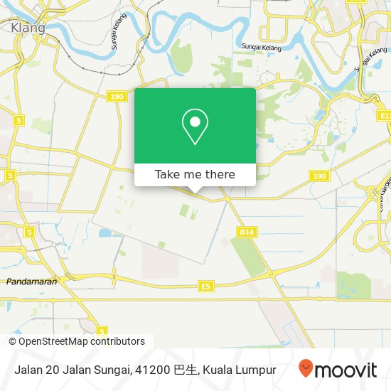 Jalan 20 Jalan Sungai, 41200 巴生 map