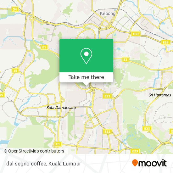 dal segno coffee map