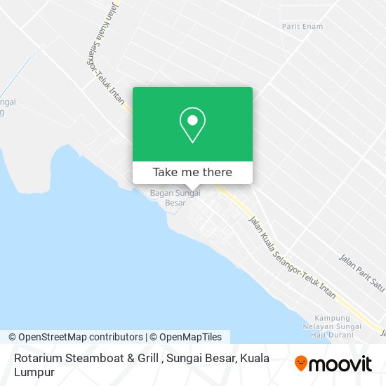 Peta Rotarium Steamboat & Grill , Sungai Besar