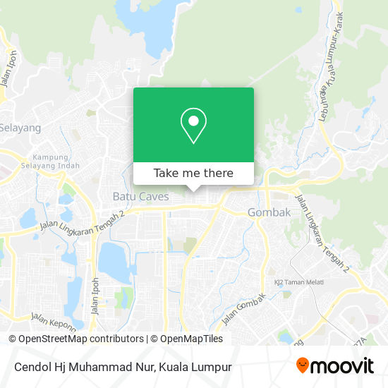 Cendol Hj Muhammad Nur map