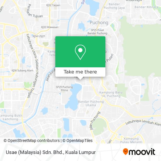Usae (Malaysia) Sdn. Bhd. map
