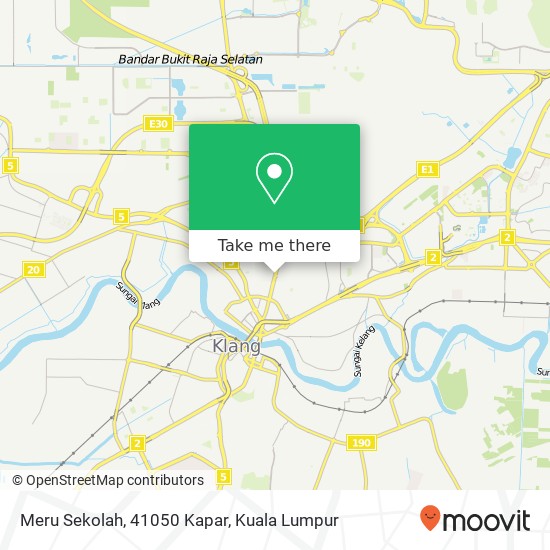 Meru Sekolah, 41050 Kapar map