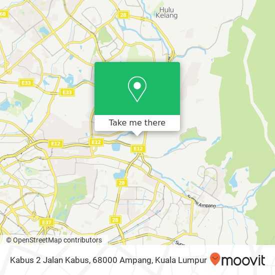 Kabus 2 Jalan Kabus, 68000 Ampang map