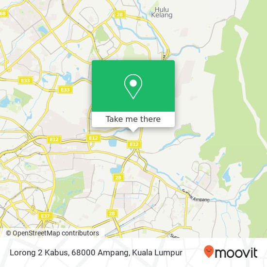 Lorong 2 Kabus, 68000 Ampang map