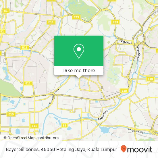 Bayer Silicones, 46050 Petaling Jaya map