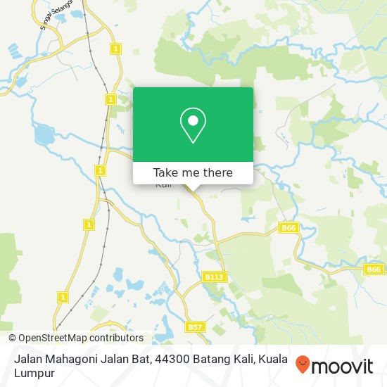 Jalan Mahagoni Jalan Bat, 44300 Batang Kali map