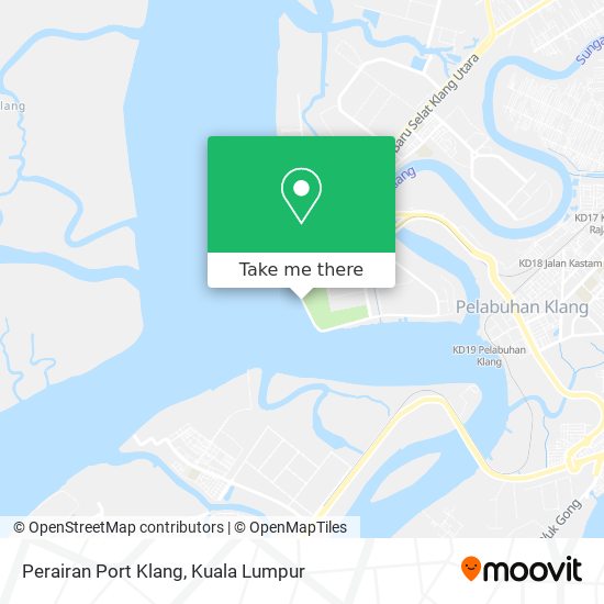 Perairan Port Klang map