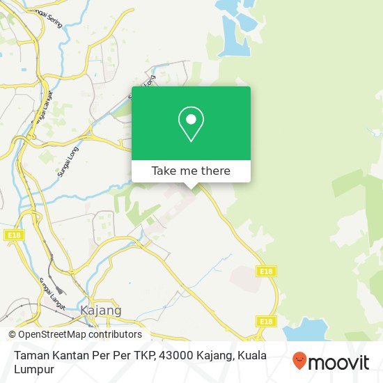 Peta Taman Kantan Per Per TKP, 43000 Kajang