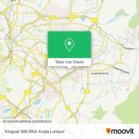 Kingsar Sdn Bhd map