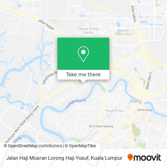 Peta Jalan Haji Musran Lorong Haji Yusuf