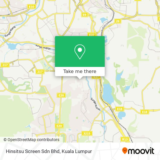 Hinsitsu Screen Sdn Bhd map