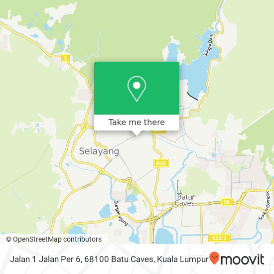 Jalan 1 Jalan Per 6, 68100 Batu Caves map