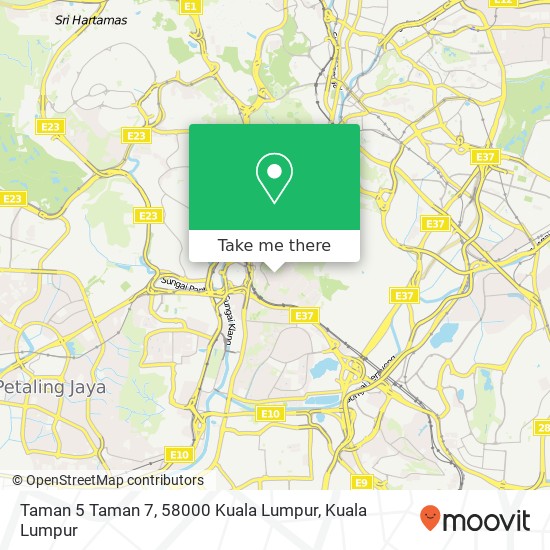 Taman 5 Taman 7, 58000 Kuala Lumpur map